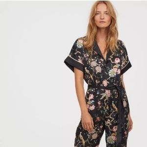 GP & JBaker x H&M Favorite - Black Floral Jumpsuit
